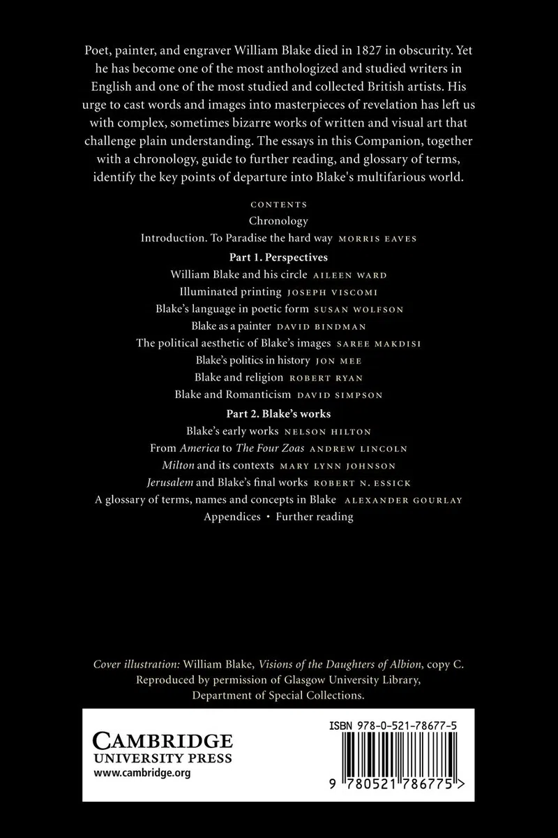 The Cambridge Companion to William Blake