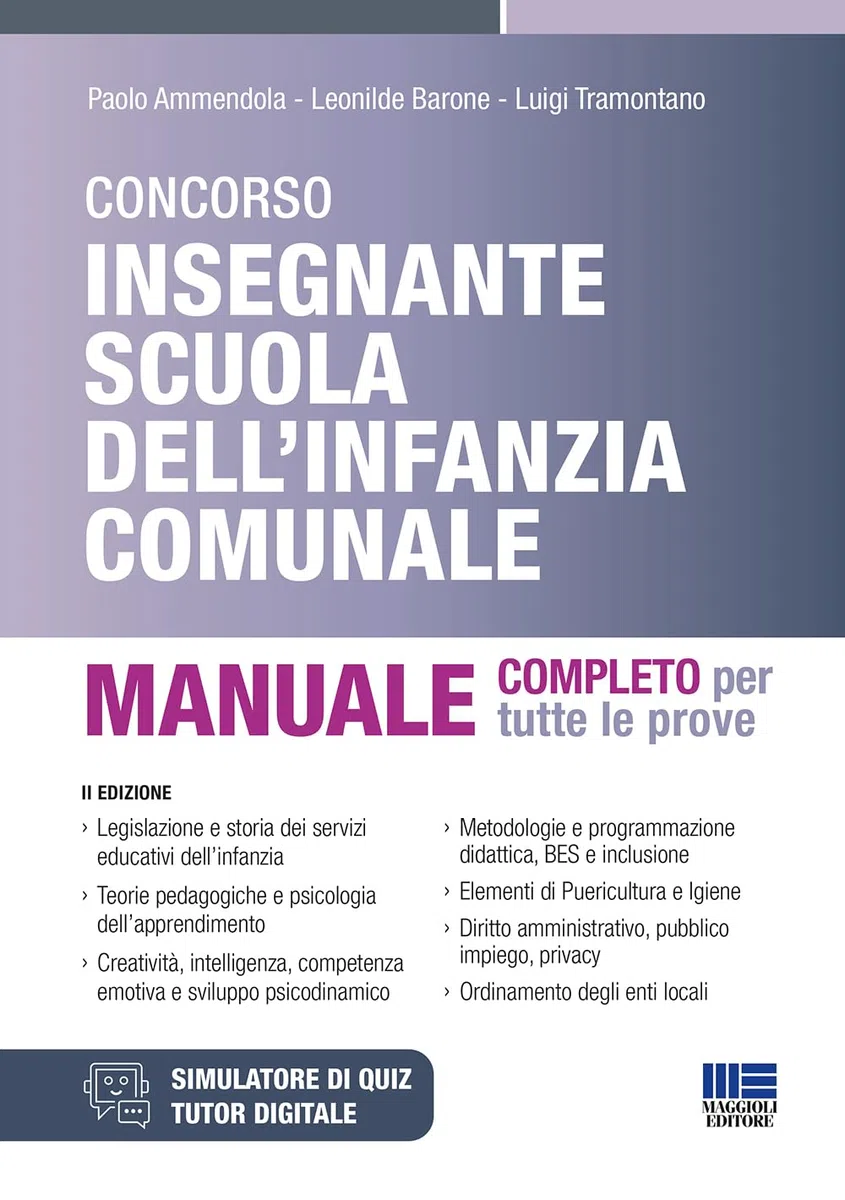 Concorso Insegnante scuola dell'infanzia comunale