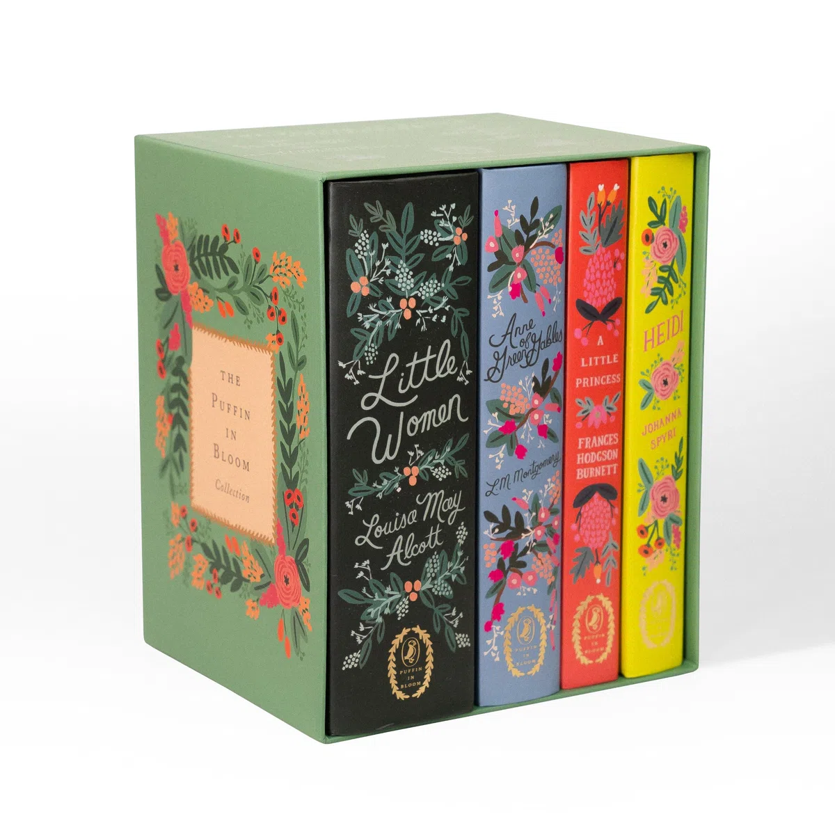 The Puffin in Bloom Collection: Anne of Green Gables, Heidi, Little Women, and A Little Princess