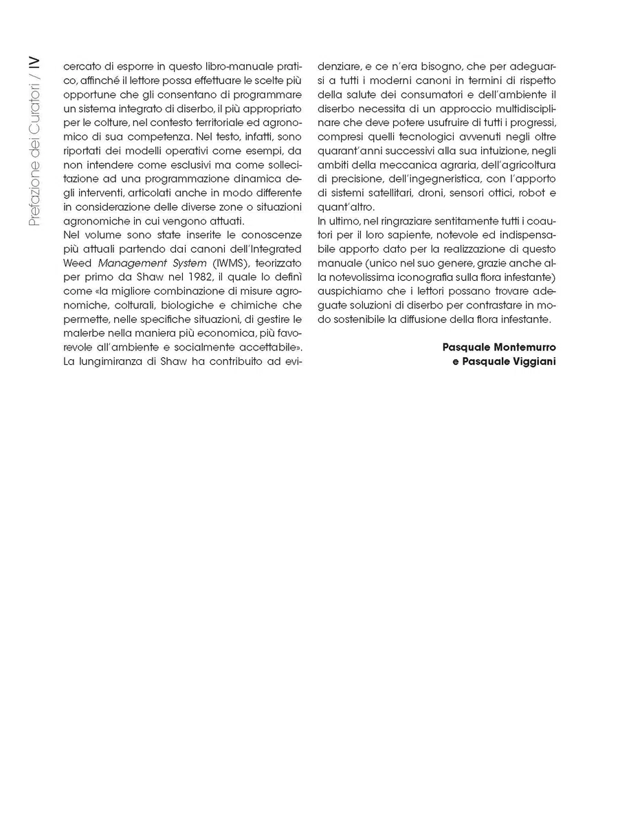 Il diserbo integrato delle colture agrarie