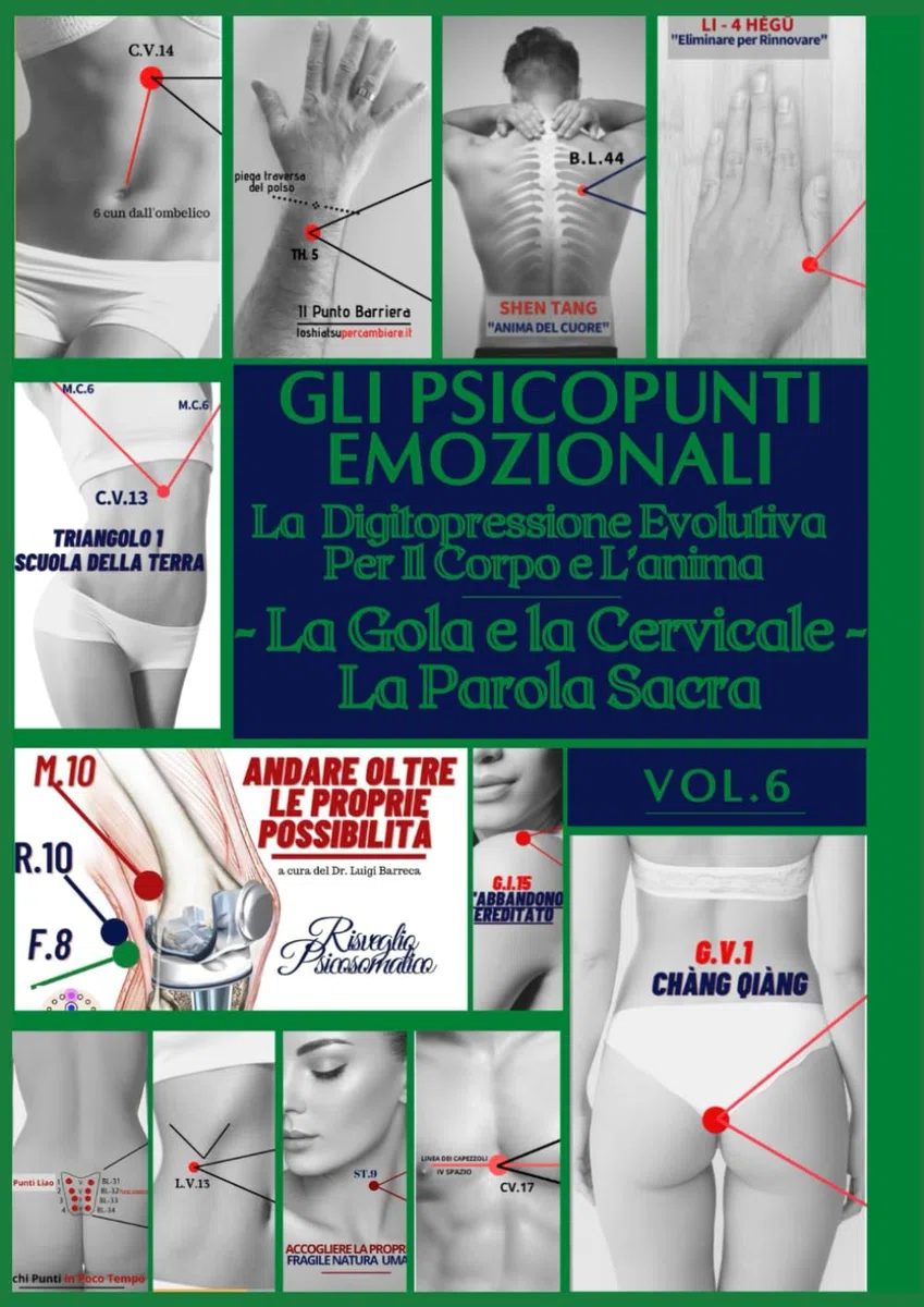 6. GLI PSICOPUNTI EMOZIONALI:: La Digitopressione Evolutiva per il corpo e l'anima. Shiatsu, Riflessologia, Eft e Tecniche Psicosomatiche. (Completo di Esercizi per la Crescita Interiore).