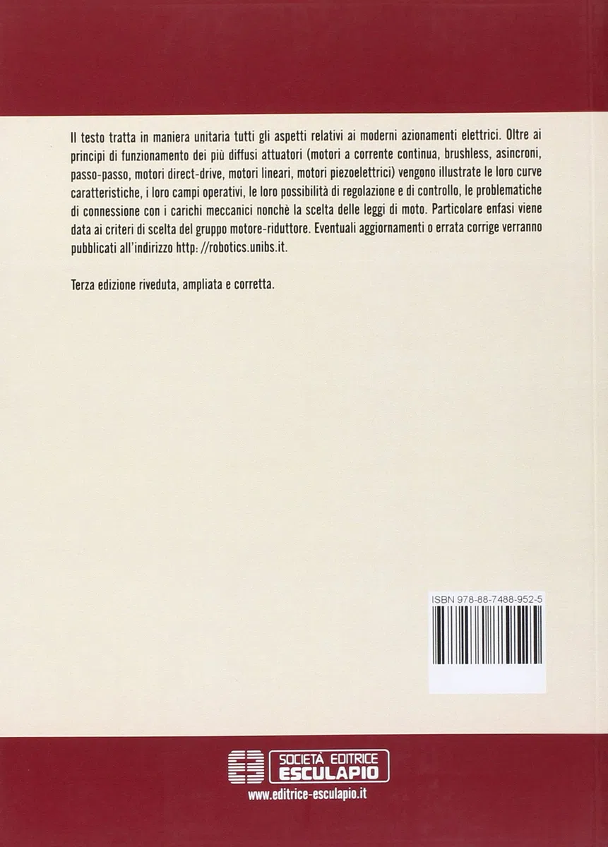 Meccanica degli azionamenti. Azionamenti elettrici
