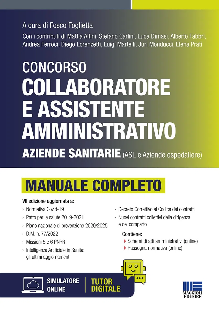 Concorso collaboratore e assistente amministrativo aziende sanitarie