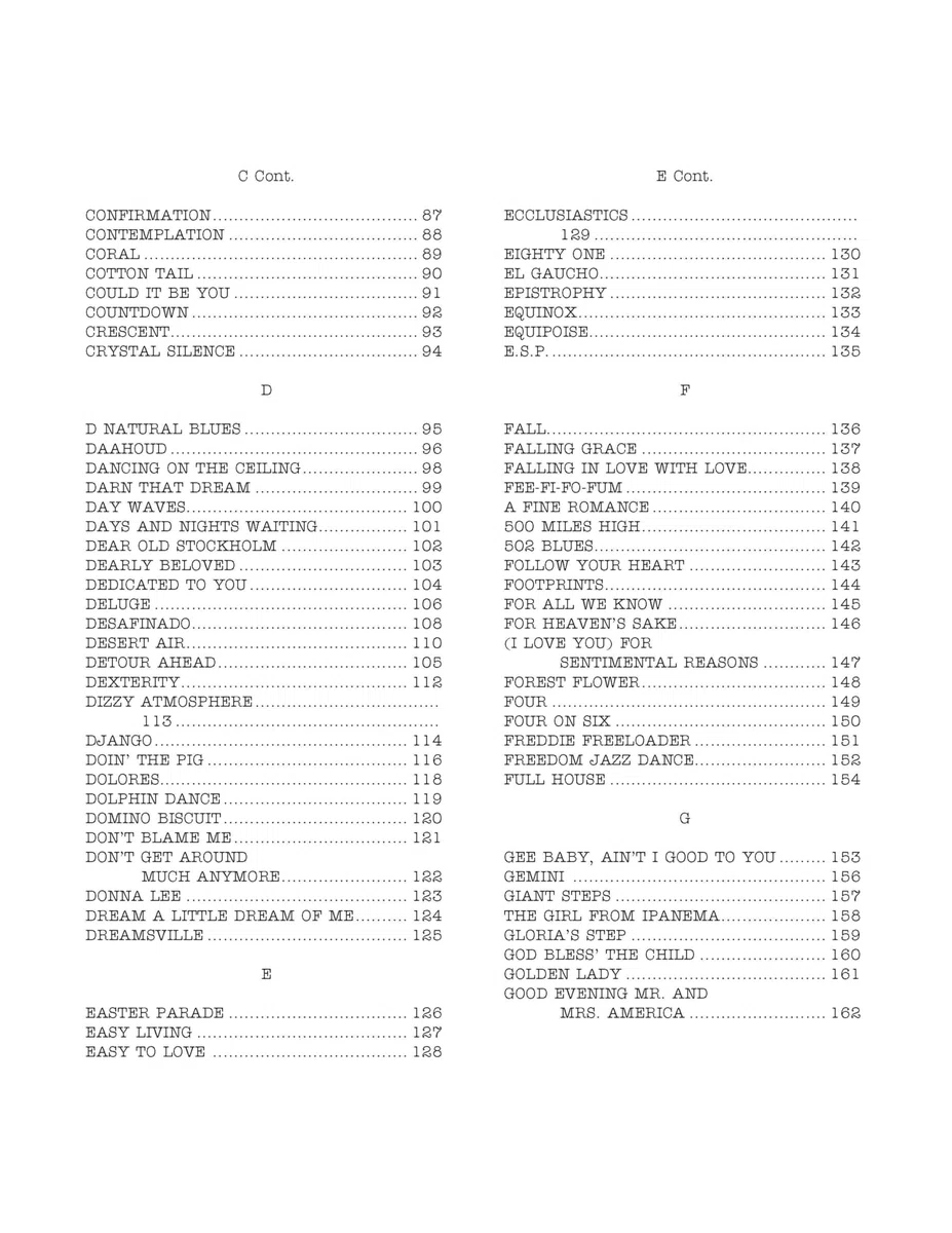 The Real Book: Volume 1 - E Flat Edition [Lingua inglese]