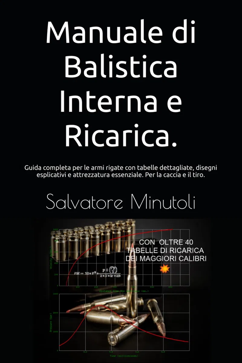 Manuale di Balistica Interna e Ricarica.: Guida completa per le armi rigate con tabelle dettagliate, disegni esplicativi e attrezzatura essenziale. Per la caccia e il tiro.