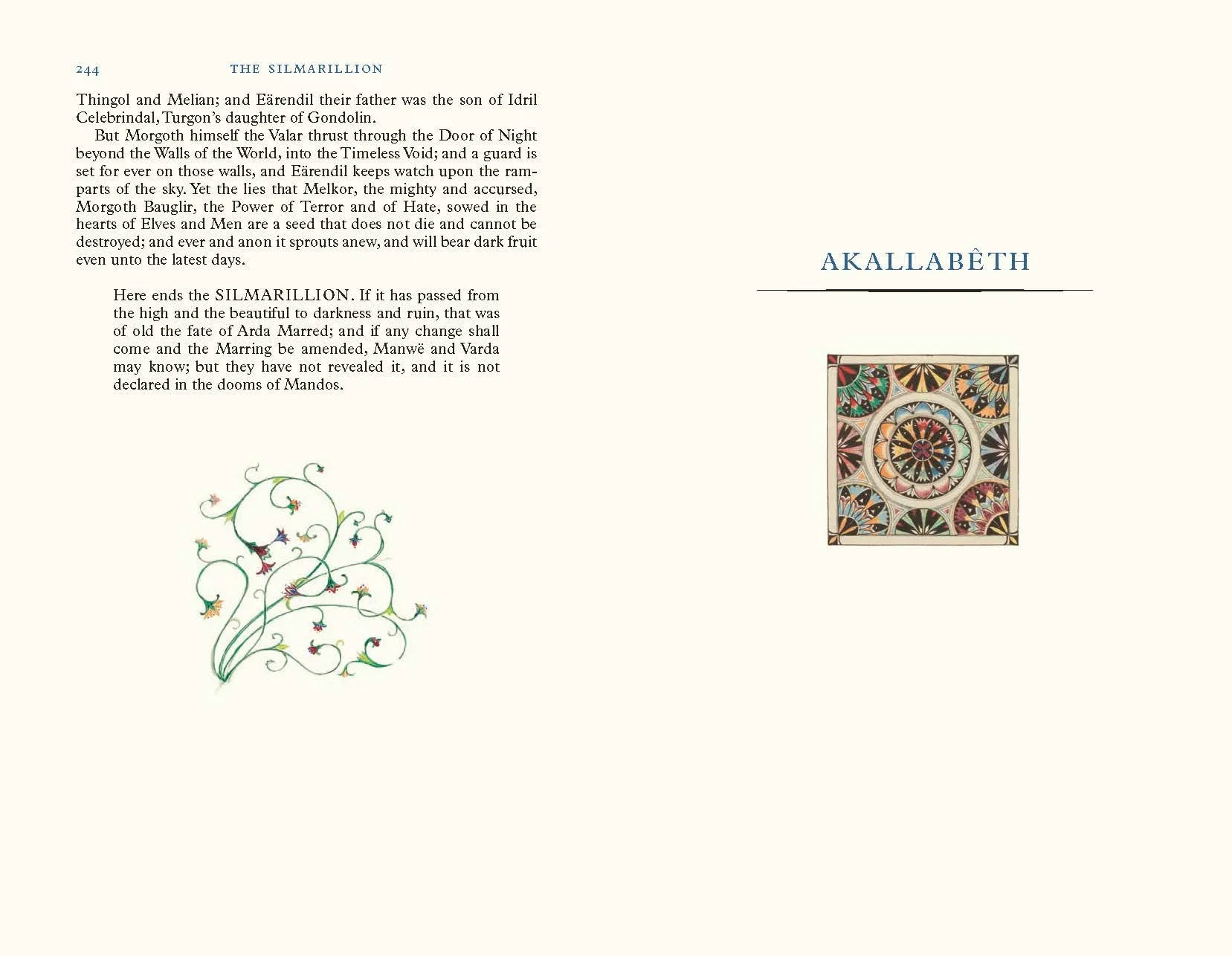 The Silmarillion Illustrated by the Author: Illustrated by J.R.R. Tolkien