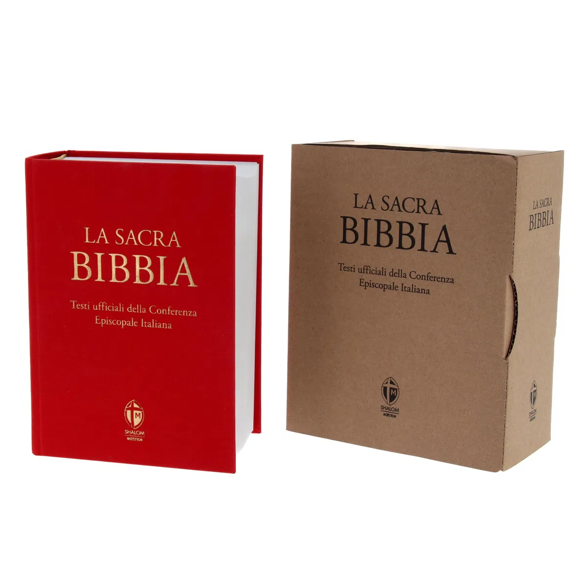 La Sacra Bibbia. Ediz. grande a caratteri grandi. Tela rossa