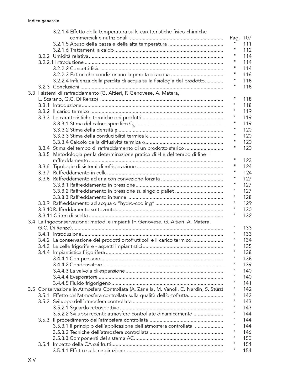 Gestione della qualità e conservazione dei prodotti ortofrutticoli