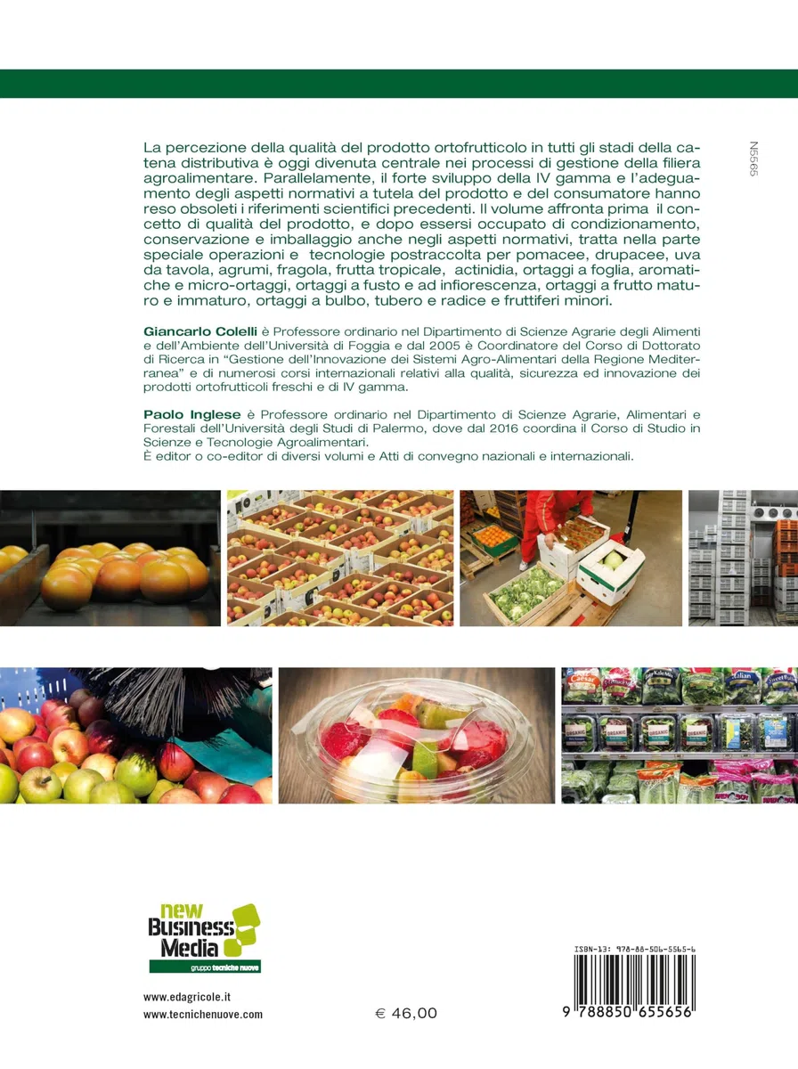 Gestione della qualità e conservazione dei prodotti ortofrutticoli