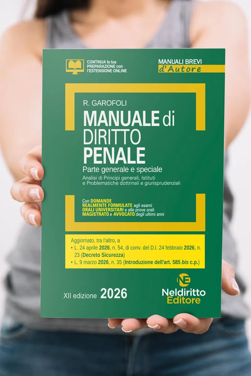 Manuale breve di diritto penale 2026. Aggiornato al Decreto Sicurezza