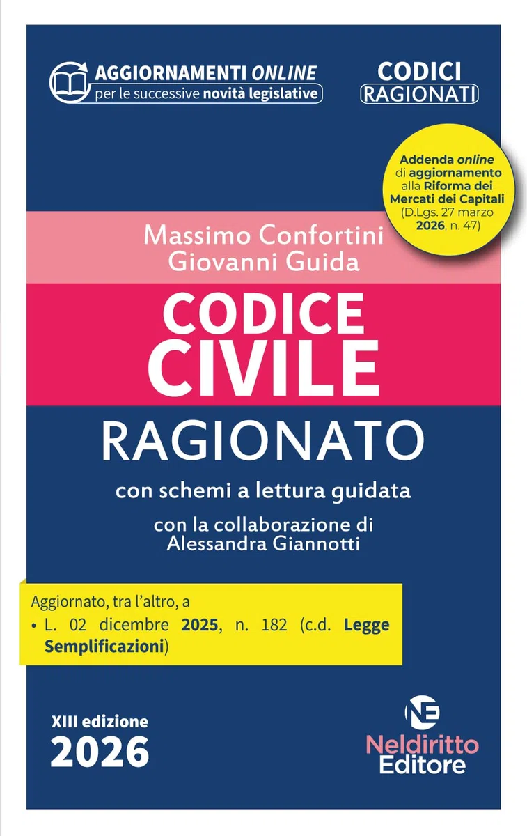 Codice civile ragionato 2026