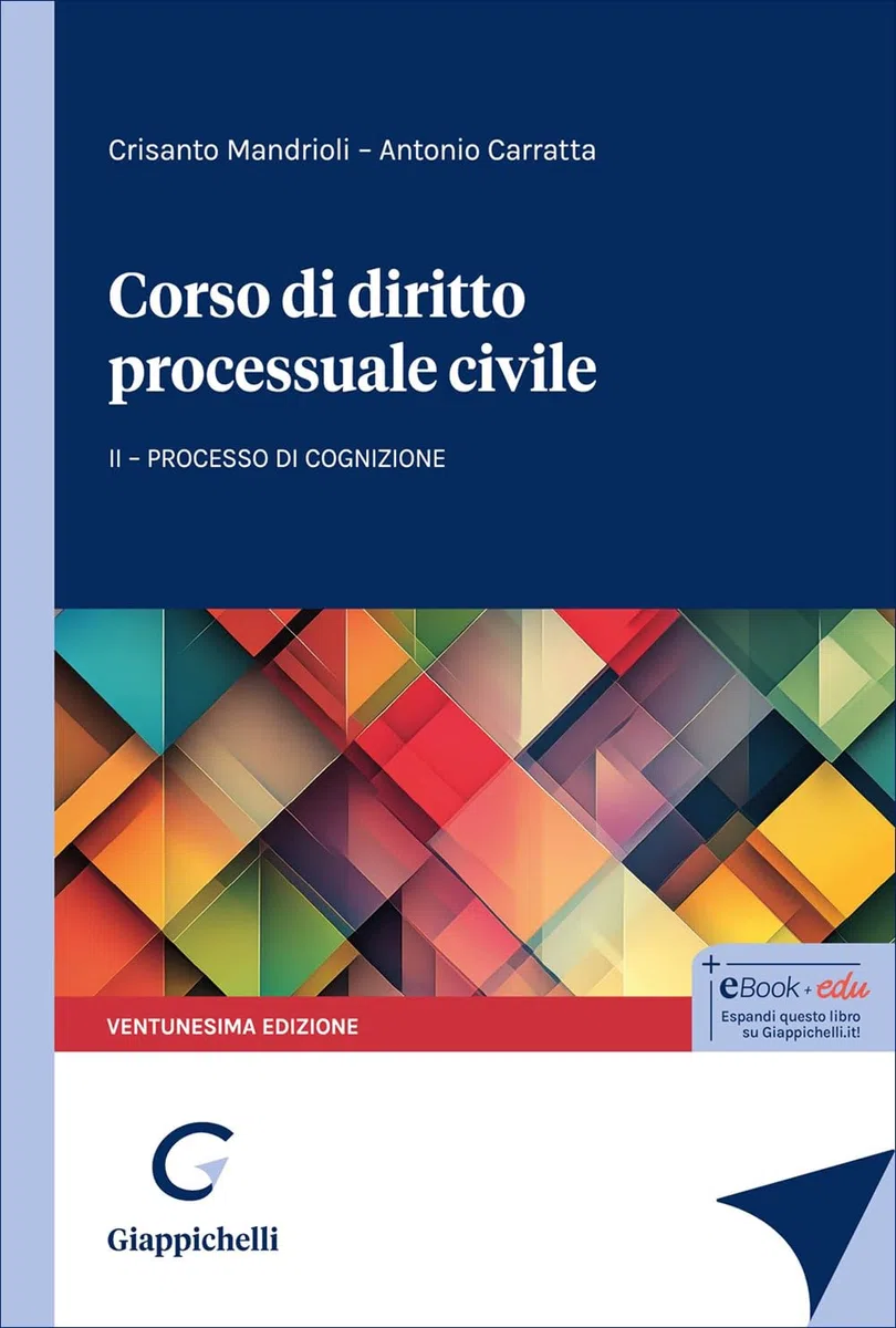 Corso di diritto processuale civile. Processo di cognizione (Vol. 2)