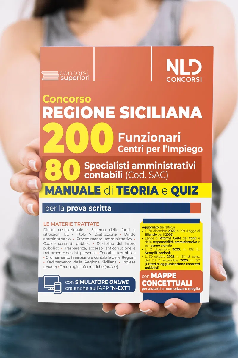 Concorso Regione Sicilia 200 funzionari. Manuale per 80 specialisti amministrativo contabili, con teoria e quiz. Con simulatore online