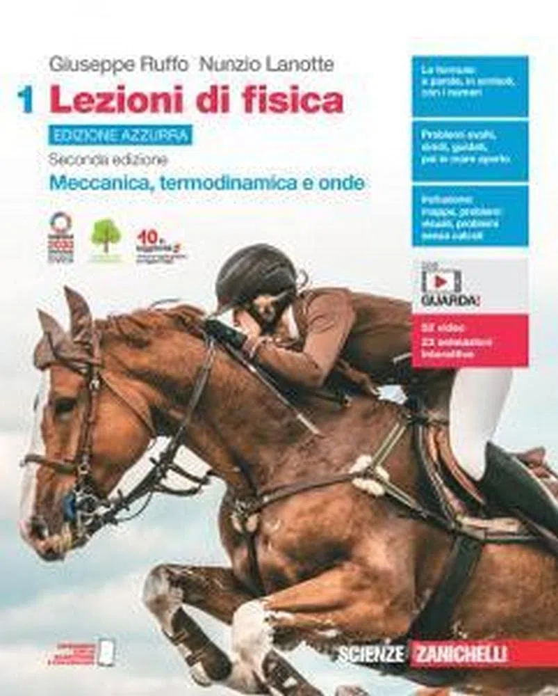 Lezioni di fisica. Ediz. azzurra. Per le Scuole superiori. Con Contenuto digitale per accesso online. Meccanica, termodinamica e onde (Vol. 1)