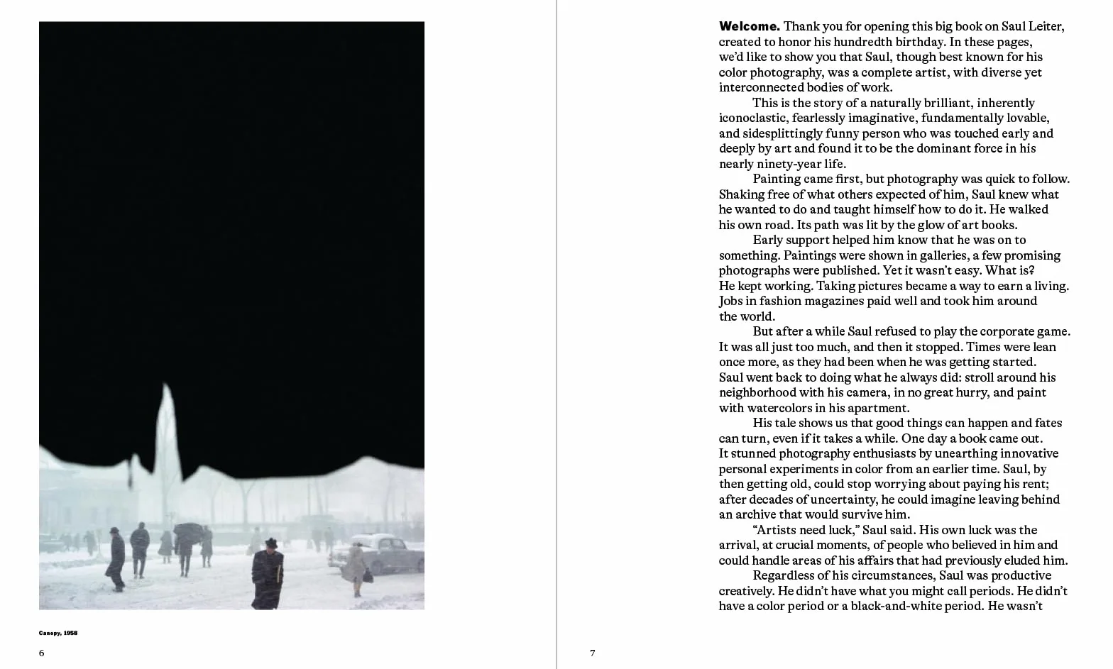 Saul Leiter: The Centennial Retrospective