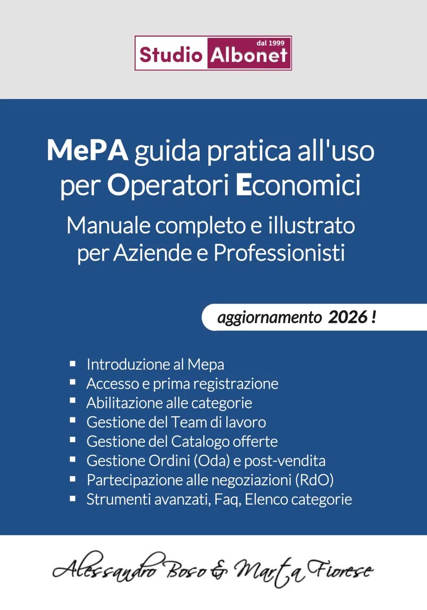 MePA guida pratica all'uso per Operatori Economici: Manuale completo e illustrato per Aziende e Professionisti