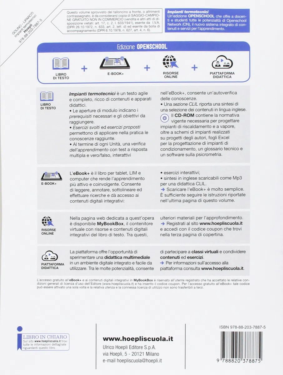 Impianti termotecnici. Ediz. openschool. Per gli Ist. tecnici. Con e-book. Con espansione online