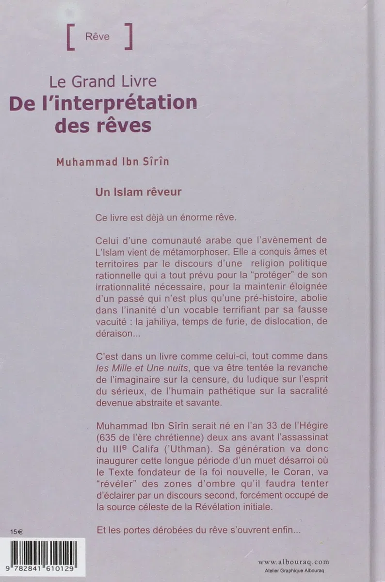 Grand Livre de l'interprétation des rêves
