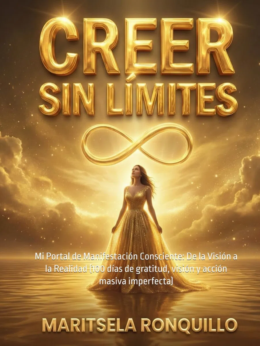 CREER SIN LÍMITES: Mi Portal de Manifestación Consciente: De la Visión a la Realidad (100 días de gratitud, visión y acción masiva imperfecta)