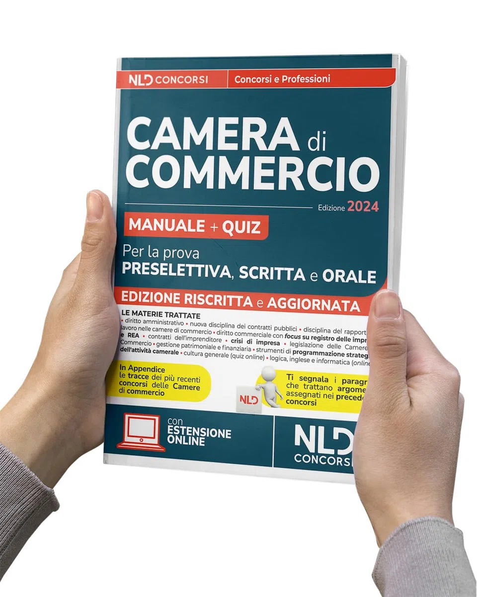 Concorsi Camera di Commercio: Manuale + Quiz per la prova preselettiva, scritta e orale