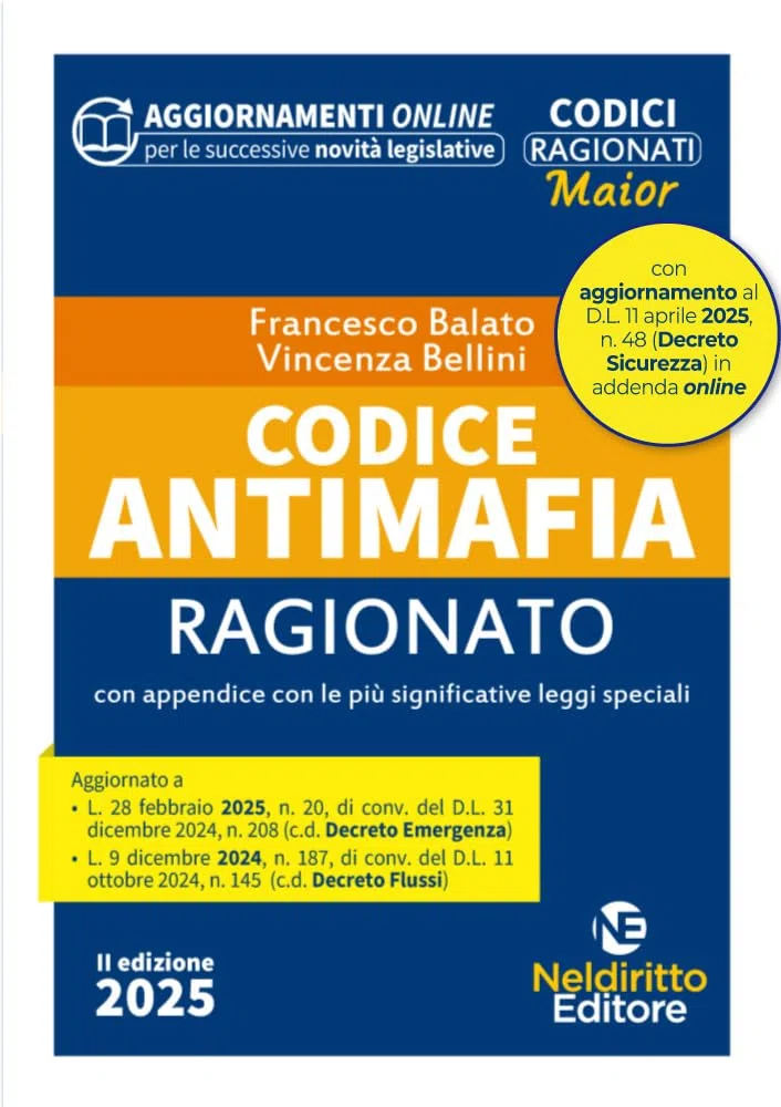Codice antimafia ragionato 2025. Nuova ediz.