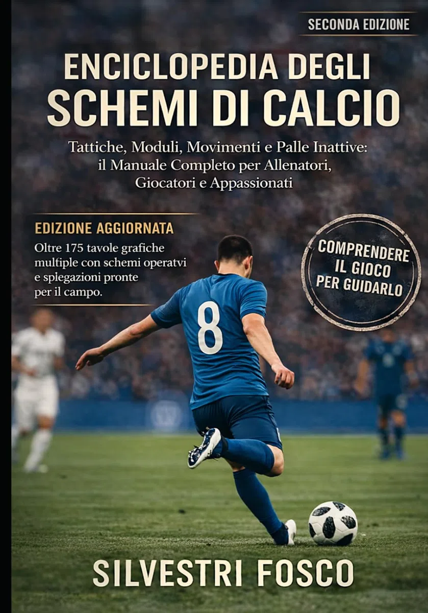 ENCICLOPEDIA DEGLI SCHEMI DI CALCIO Seconda Edizione: Tattiche, Moduli, Movimenti e Palle Inattive: il Manuale Completo per Allenatori, Giocatori e Appassionati