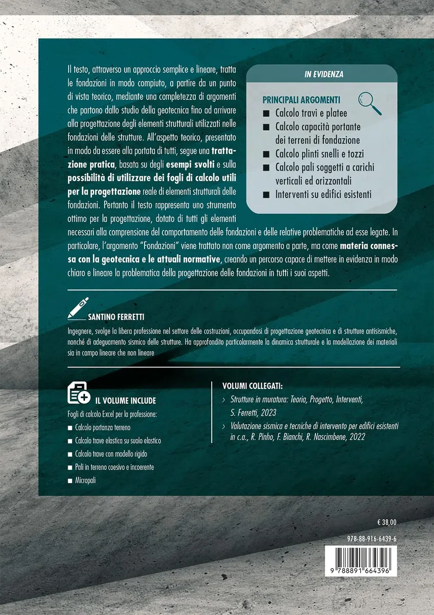 Fondazioni: dimensionamento, progettazione, verifiche