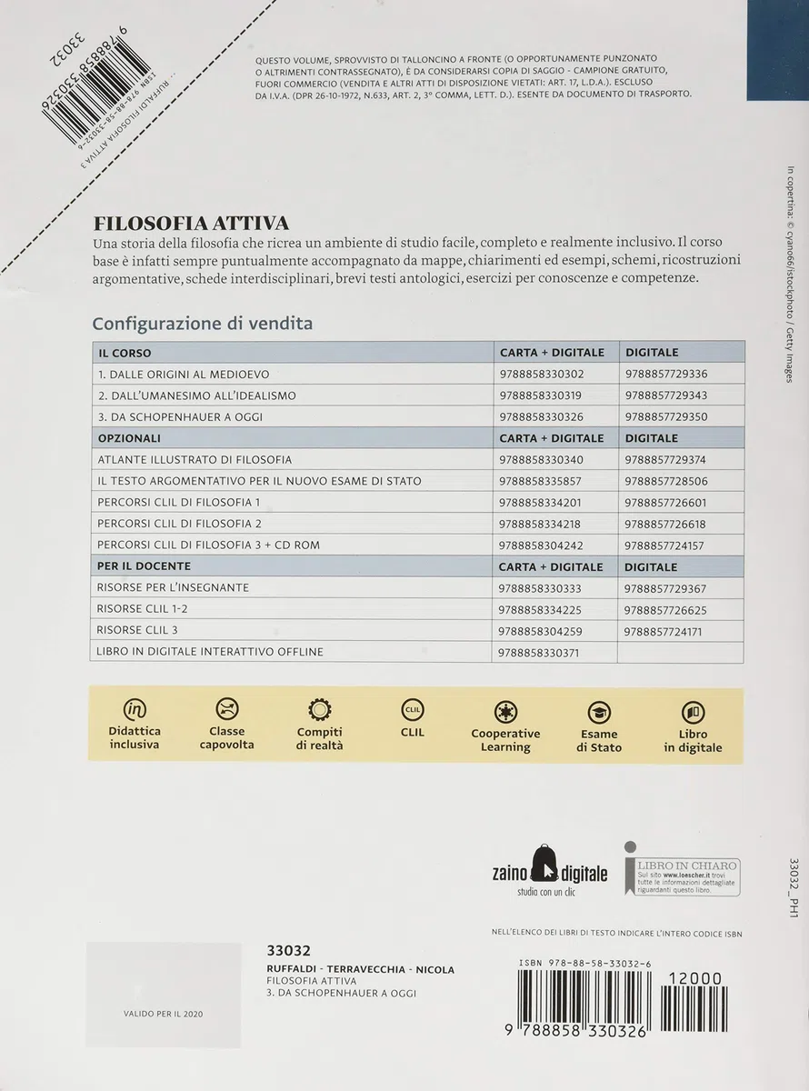 Filosofia attiva. Per il triennio delle Scuole superiori. Con e-book. Con espansione online. Da Schopenhauer a oggiv (Vol. 3)