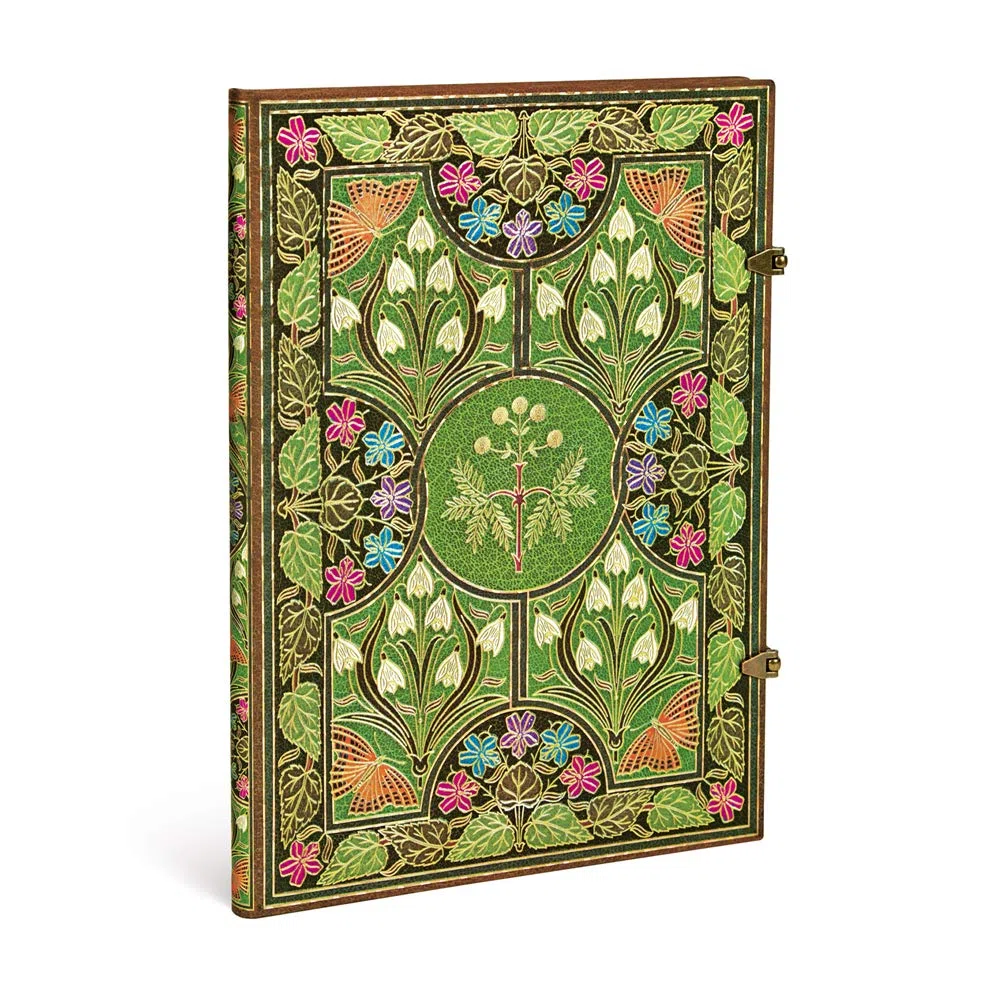 Paperblanks | Poesia in Fiore | Diari a copertina rigida | Grande | Bianco