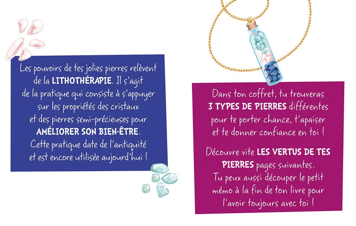 Mon joli collier cristaux magiques