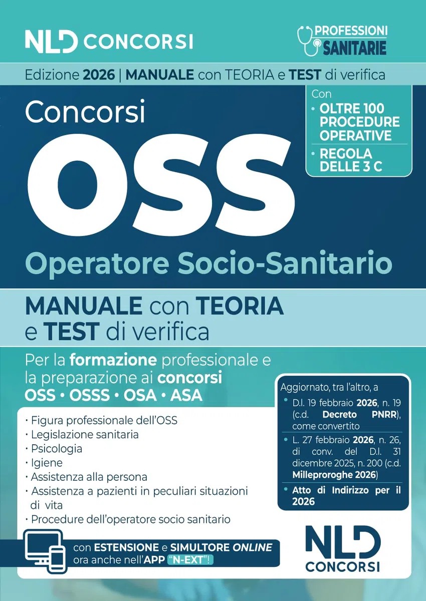 Manuale OSS 2026. Teoria e quiz per concorsi e la formazione di Operatore Socio Sanitario (oss, osa, asa). Con espansione online
