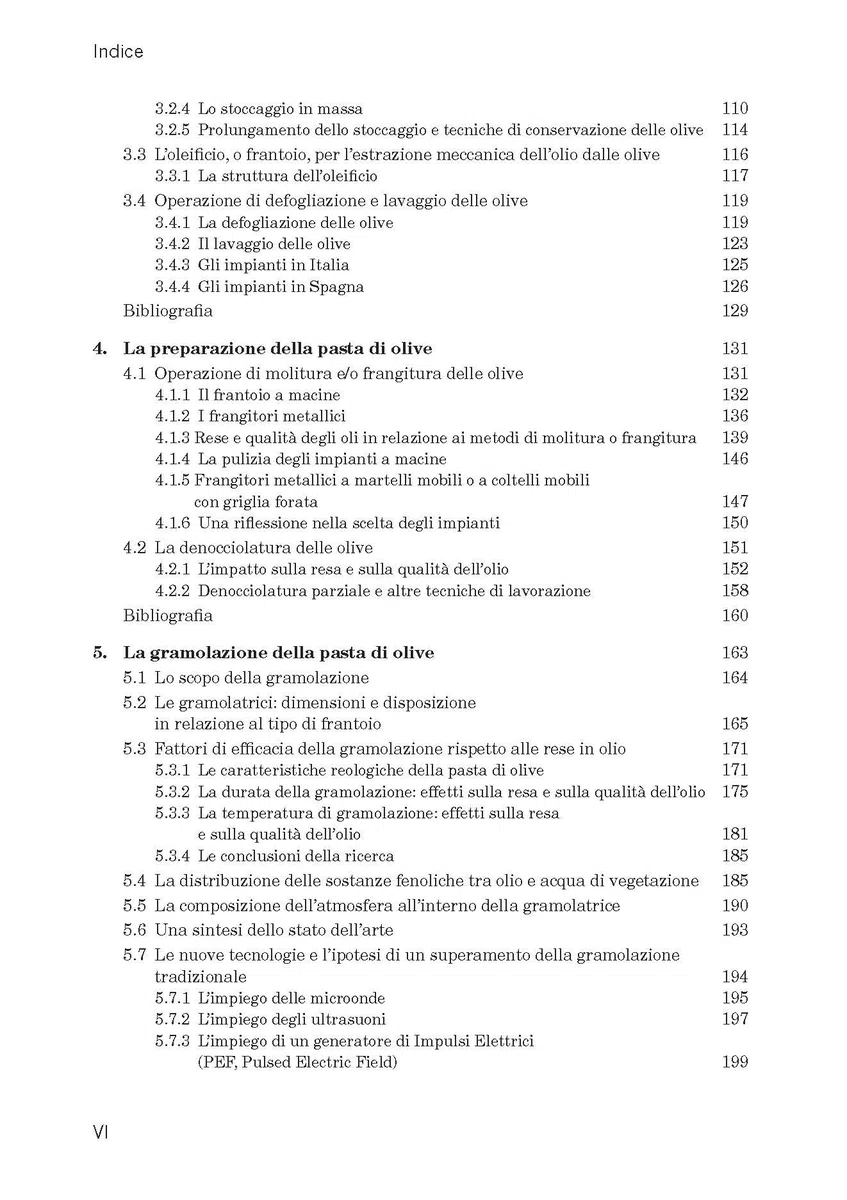 Tecnologie di lavorazione delle olive in frantoio. Rese di estrazione e qualità dell'olio