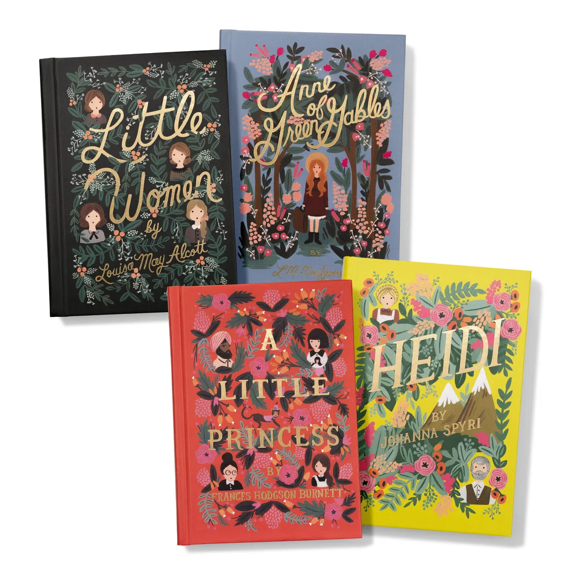 The Puffin in Bloom Collection: Anne of Green Gables, Heidi, Little Women, and A Little Princess