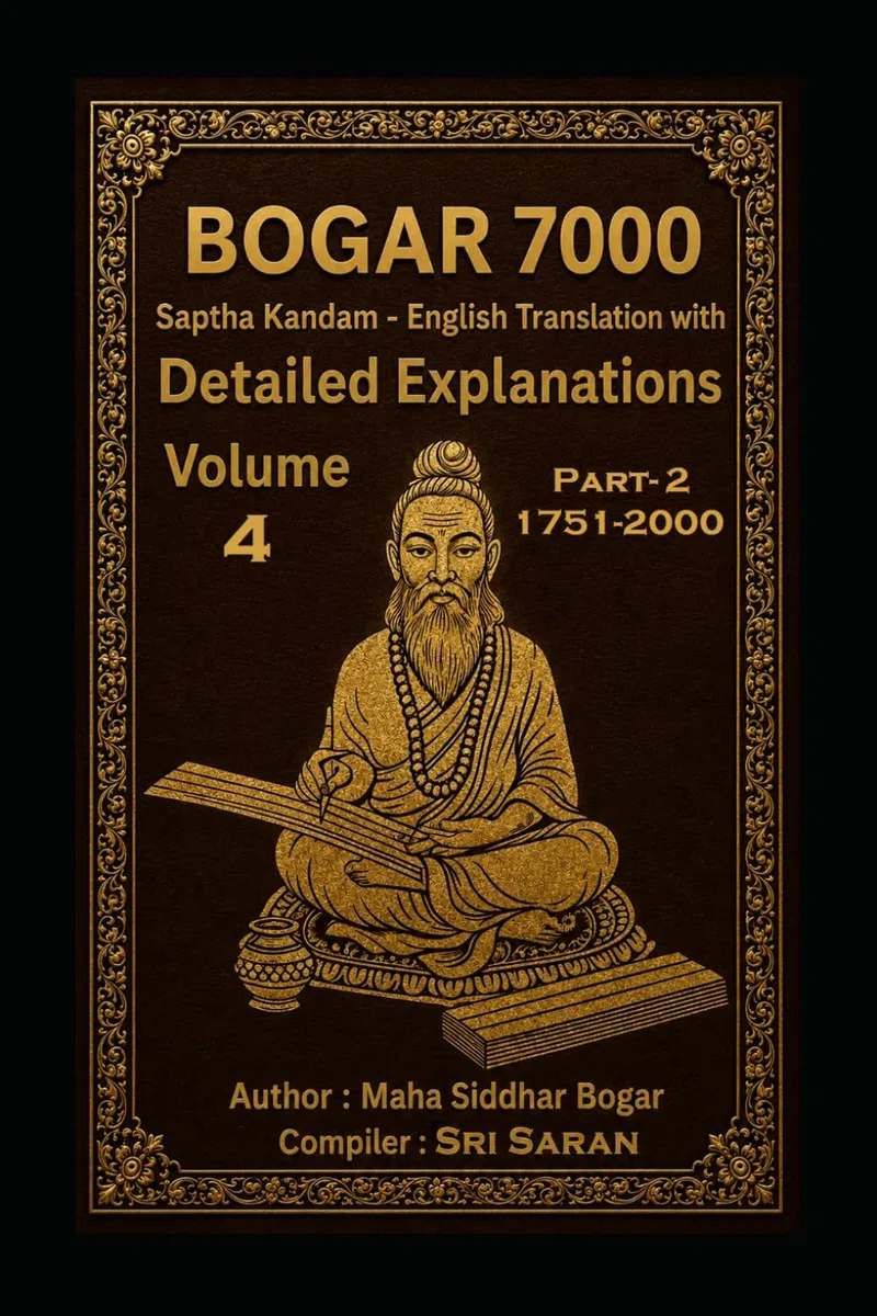 Bogar 7000 (Sapta Kandam) Volume 4: Part-2 : Verses 1751 – 2000 Detailed Explanations