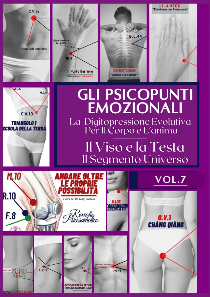 VOL.7 - GLI PSICOPUNTI EMOZIONALI:: La Digitopressione Evolutiva per il corpo e l'anima. Shiatsu, Riflessologia, Eft e Tecniche Psicosomatiche. ... per la crescita personale e spirituale).