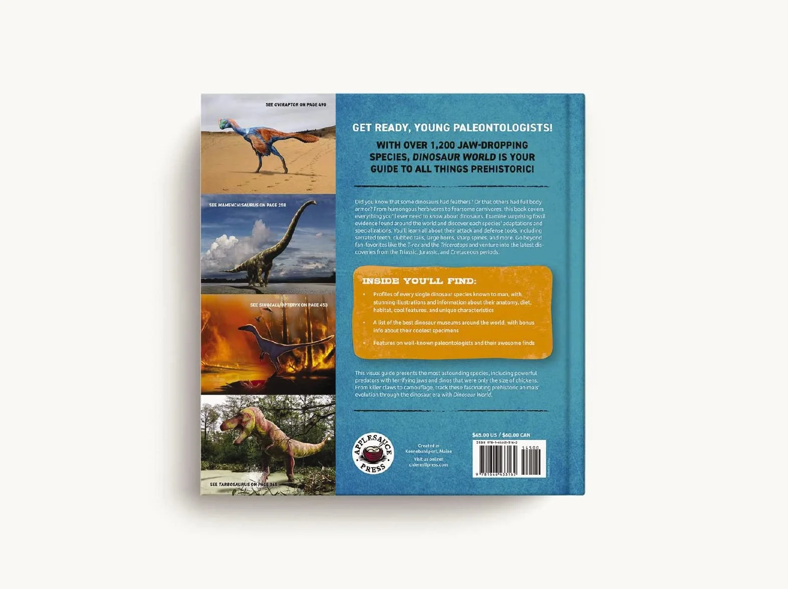 Dinosaur World: Over 1,200 Amazing Dinosaurs, Famous Fossils, and the Latest Discoveries from the Prehistoric Era