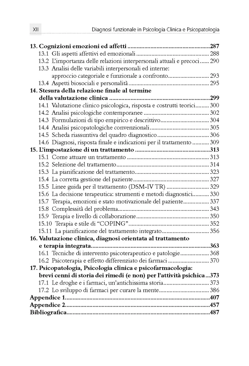 Diagnosi funzionale in psicologia clinica e psicopatologia