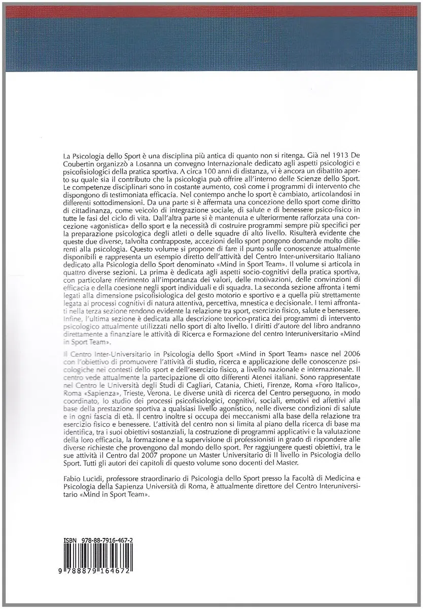 Sportivamente. Temi di psicologia dello sport