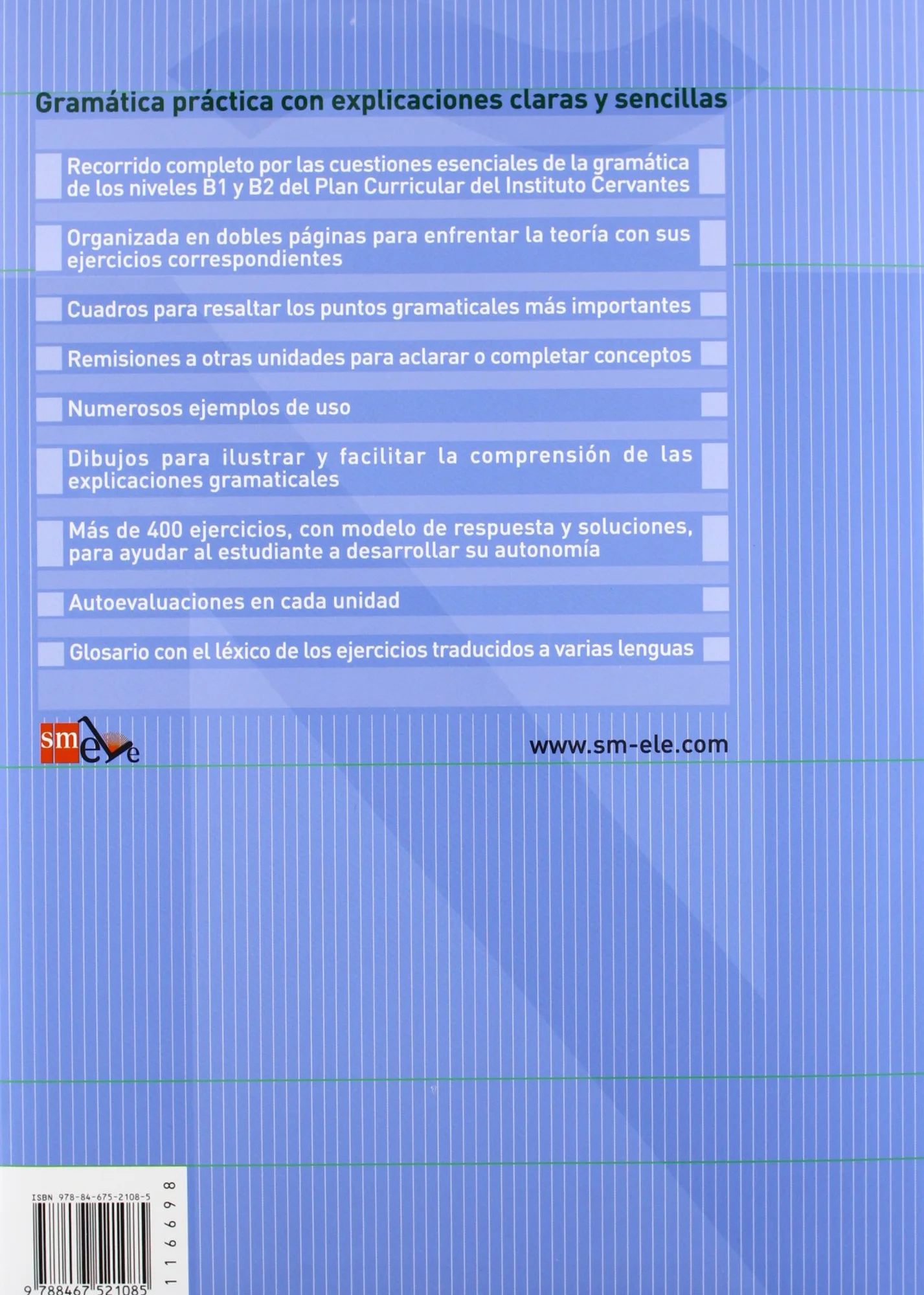 Gramatica de uso del Espanol - Teoria y practica: Gramatica de uso del: B1-B2