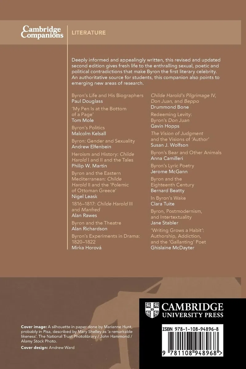 The Cambridge Companion to Byron: Second Edition
