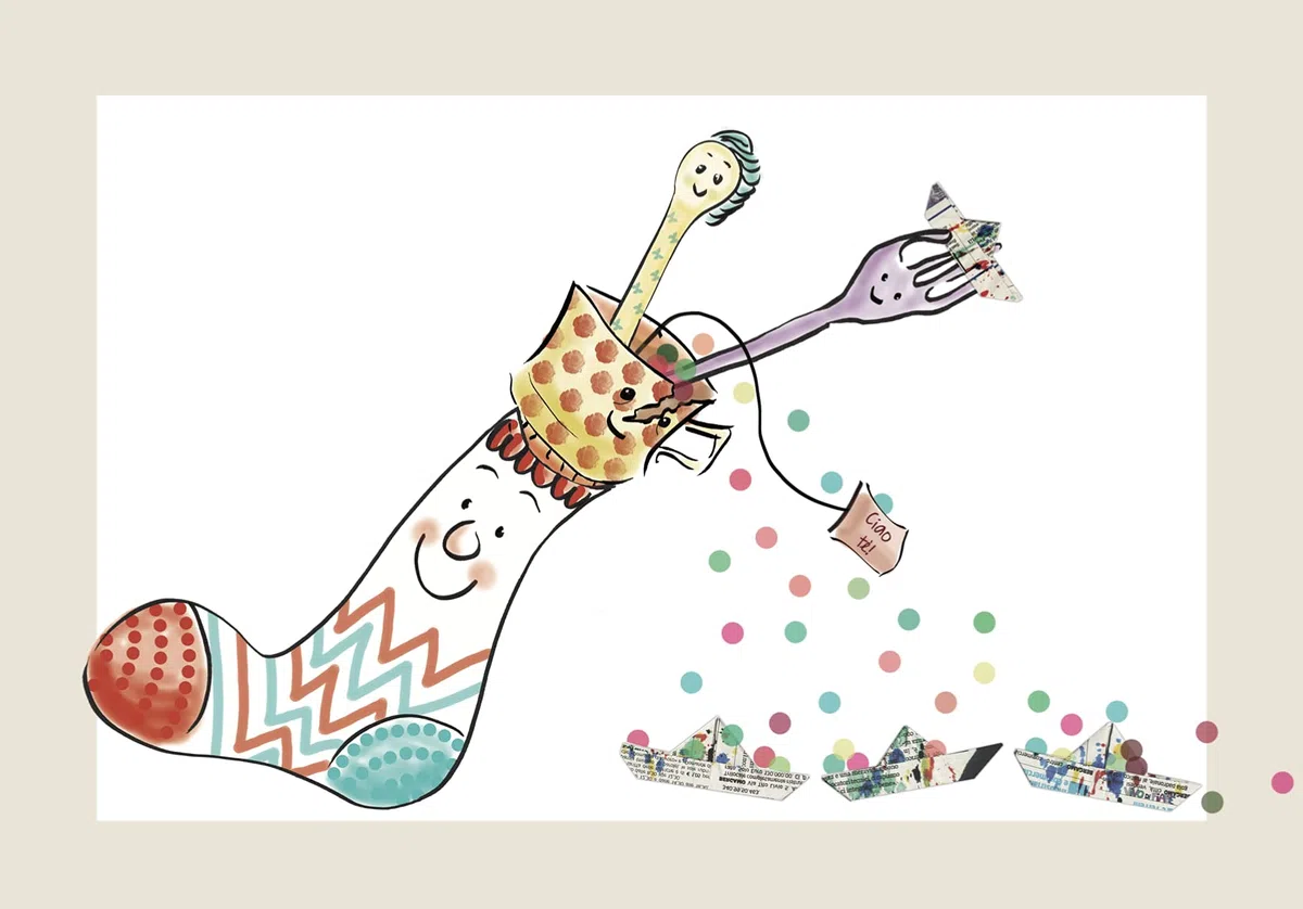 Lino il calzino spaiato. Testo in simboli. Kamishibai. Ediz. illustrata. Con audiolibro