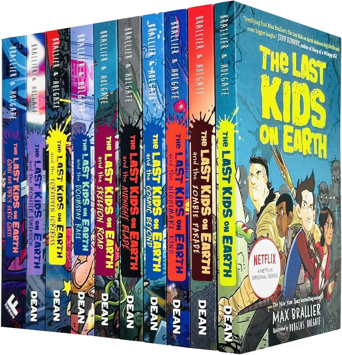 The Last Kids On Earth Series Books 1 - 9 Collection Set By Max Brallier(Last Kids On Earth, Zombie Parade, Nightmare King, Cosmic Beyond, Midnight Blade, Skeleton Road, Doomsday Race & More)