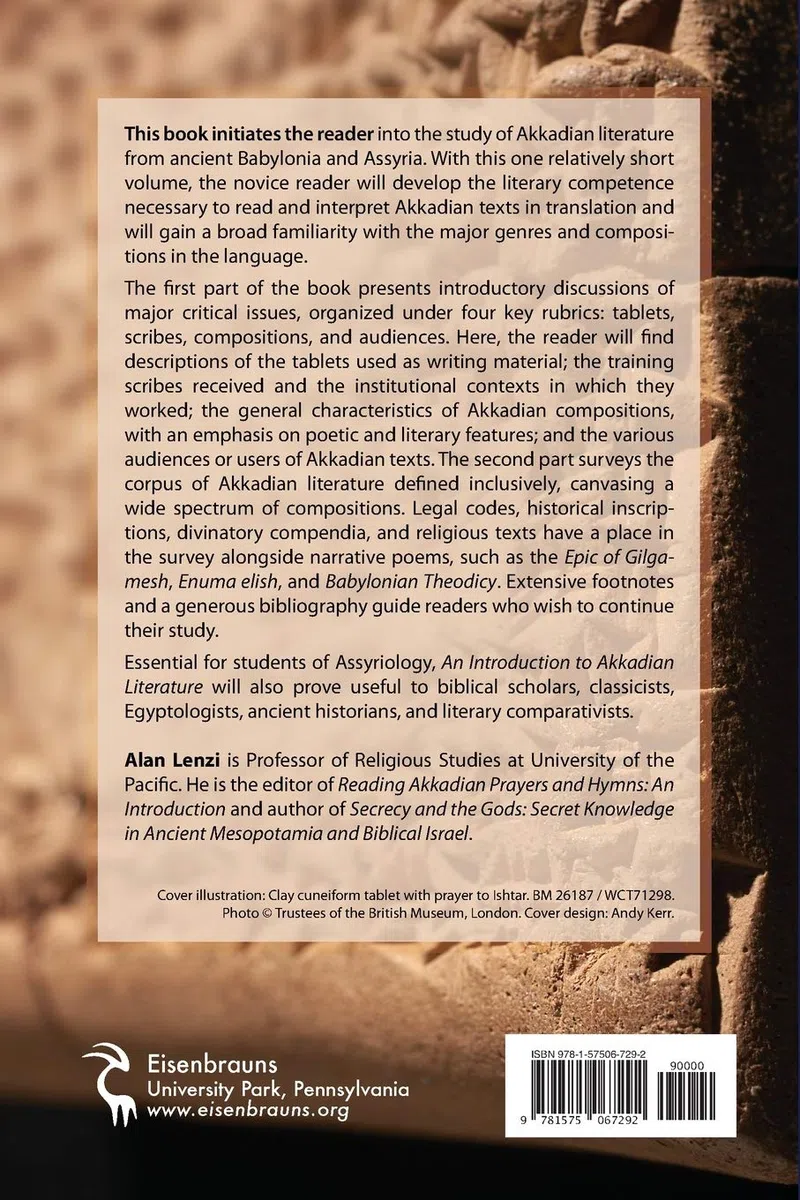 An Introduction to Akkadian Literature: Contexts and Content