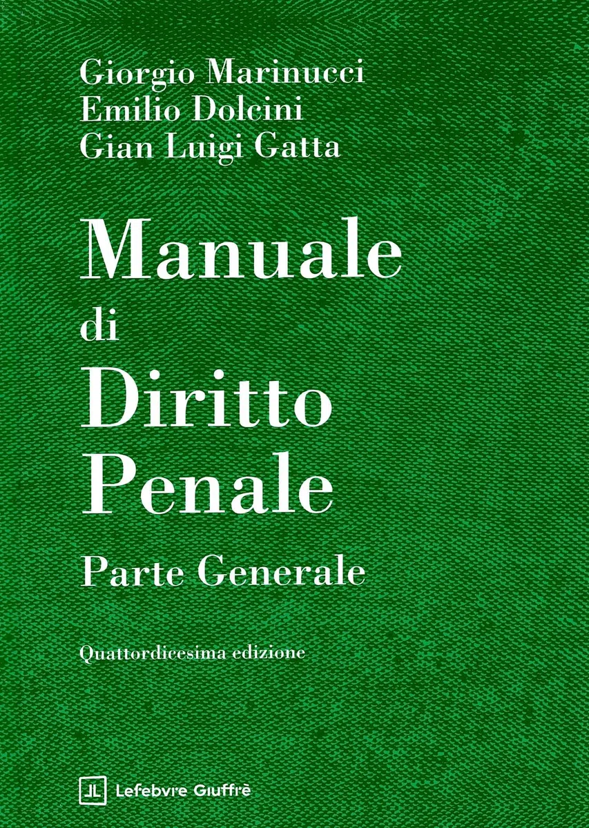 Manuale di diritto penale parte generale