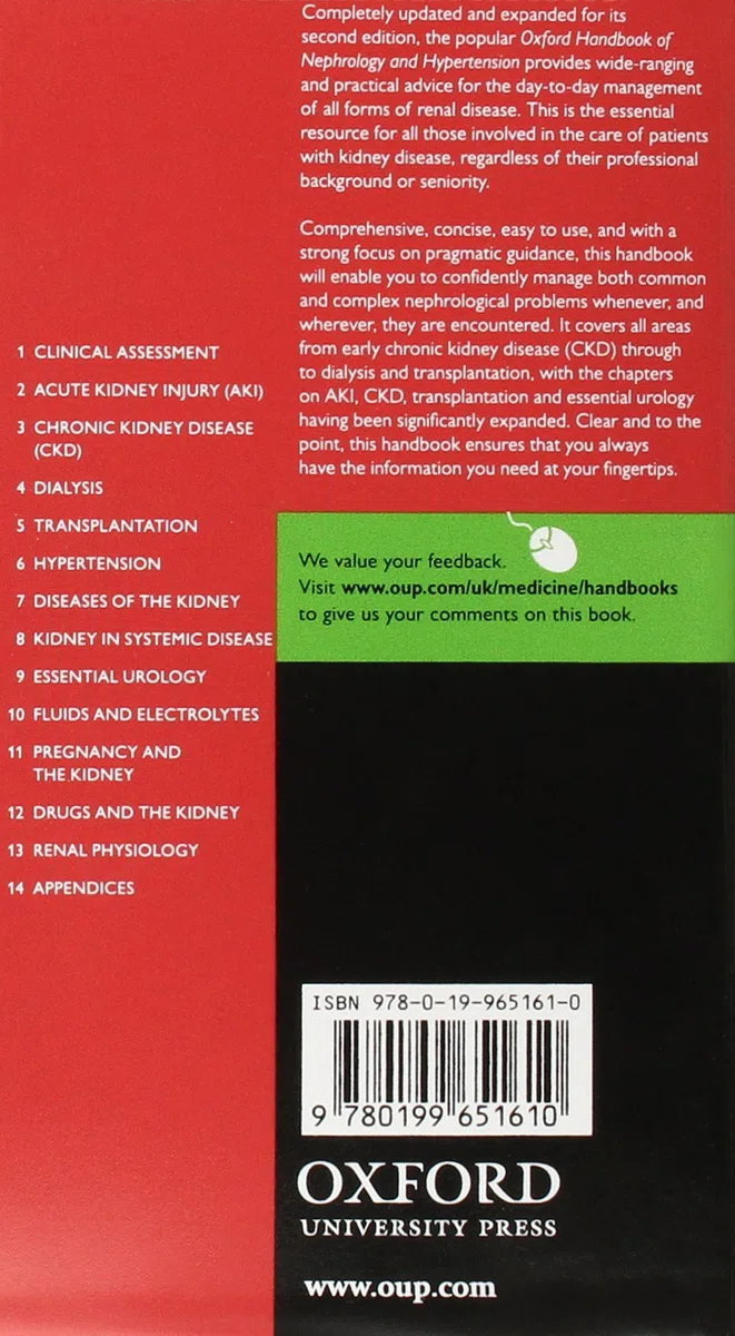 Oxford Handbook of Nephrology and Hypertension