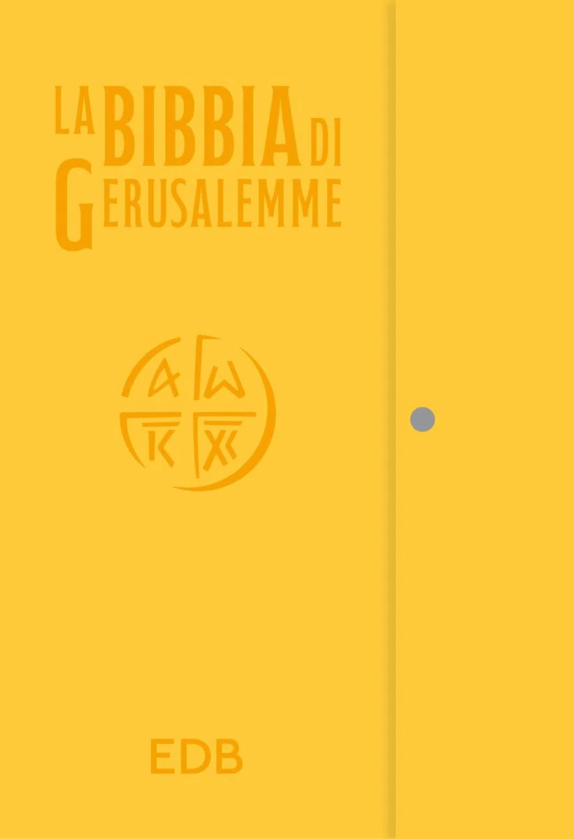 BIBBIA DI GERUSALEMME - VERSIONE MEDIA GIALLA CON BOTTONE
