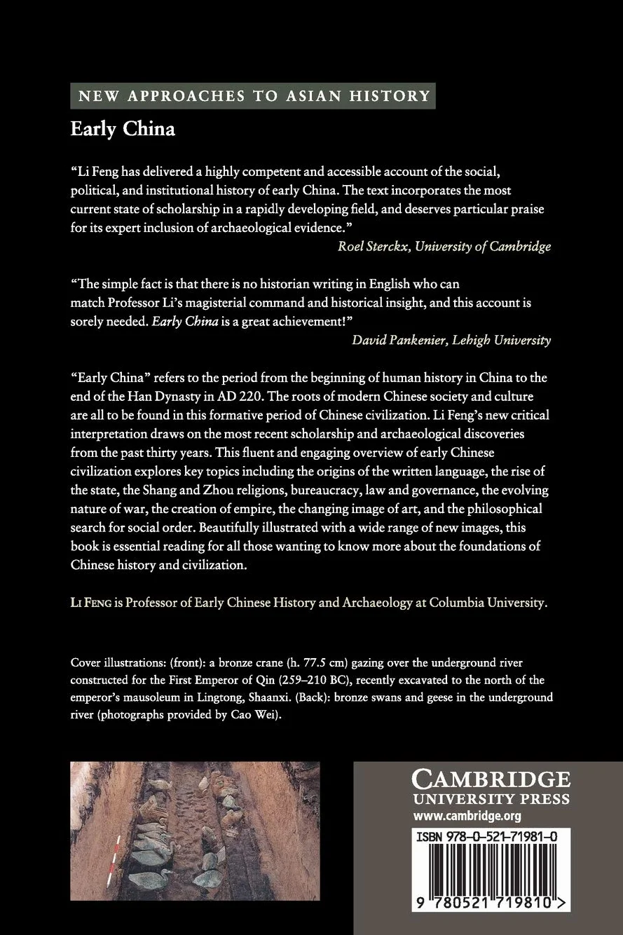 Early China: A Social And Cultural History