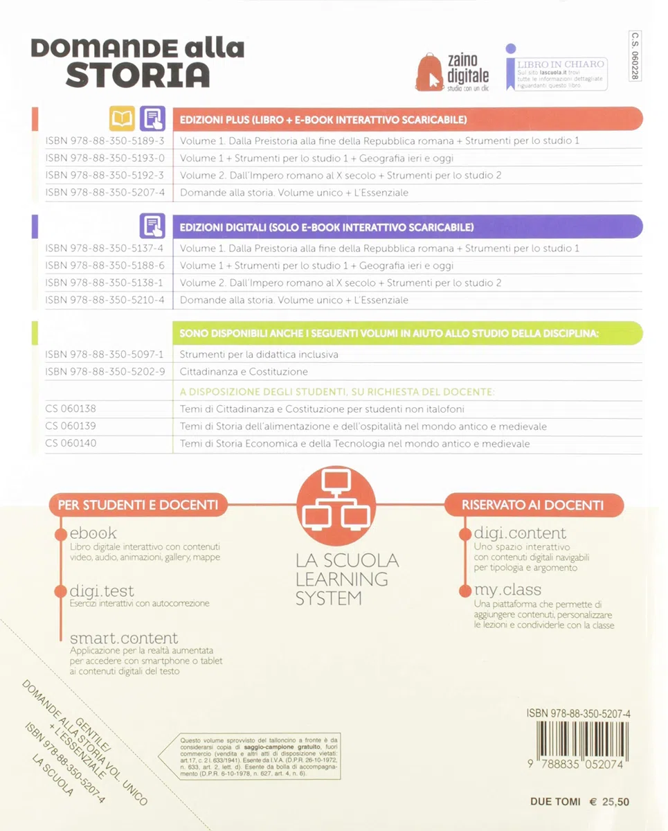 Domande alla storia. Corso di storia, cittadinanza e costituzione. Volume unico. Per le Scuole superiori. Con espansione online
