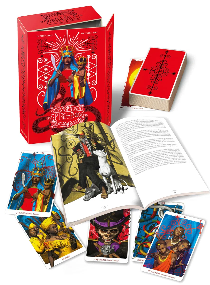 Voodoo tarot. Spirit box kit. Con Libro