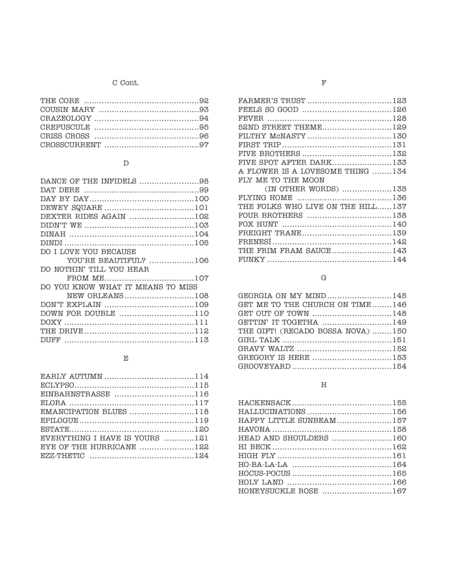 The Eb Real Book (2): Eb Instruments